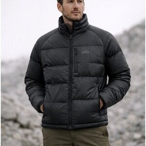 GoLite Inferno Down Jacket Men's XXL Black 80/20 Goose Down Puffer Packable